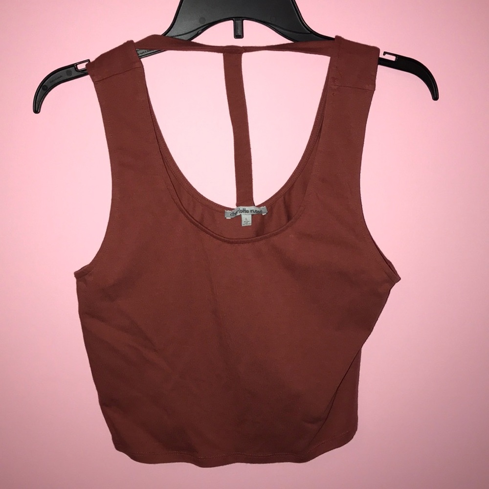 Never worn Charlotte Russe crop top